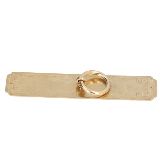 NFTIGB Cabinet Door Handle Chinese Furniture Antique Pattern Pure Copper Cabinet Pulls Window Retro Drawer Handle Length 6.30 inches Brass