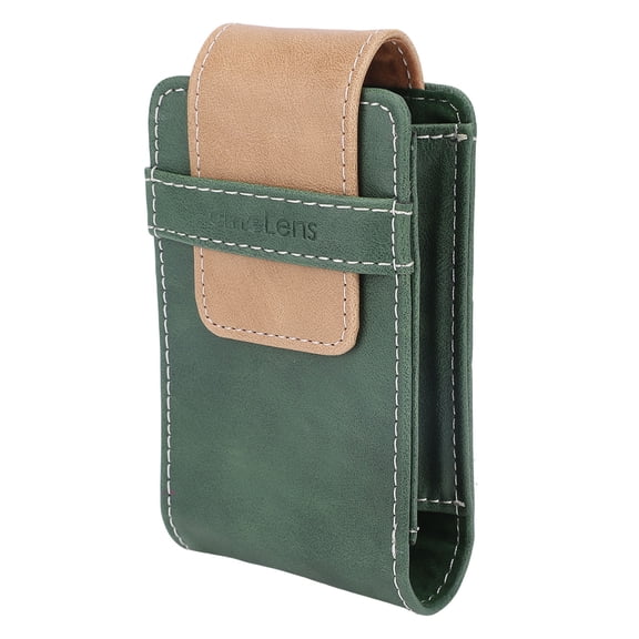 NFTIGB Camera Case Fit for Ricoh GR III GR IIIX HDF Digital Camera Retro Shockproof PU Leather Camera Bag Green Water-Resistant Portable Protective Pouch with Buckle Fixation 5.12 inches