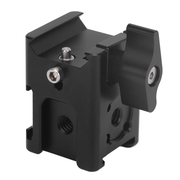 NFTIGB Camera Stabilizer Rod Clamp Anti-Fall Off Aluminum Alloy Mount 1/4 inch 3/8 inch Threaded Hole Cold Shoe Adapter for Ronin RSC2 RS3Pro Video Gimbal Setup Accessories