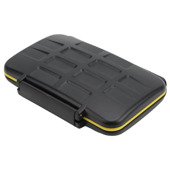 NFTIGB Camera Storage Card Case Waterproof Protective 16 Slots Portable Memory Card Holder for 4 SD and 12 Micro SD Cards