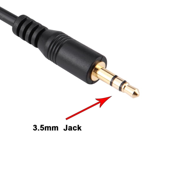 NFTIGB Car Audio Aux Cable Adapter 3.5mm Jack CD Interface Compatible for Mazda 2 3 5 6 2006-2013 High Speed Data Transfer 4.7 ft / 56.4 inches / 145 cm Black Replacement Part
