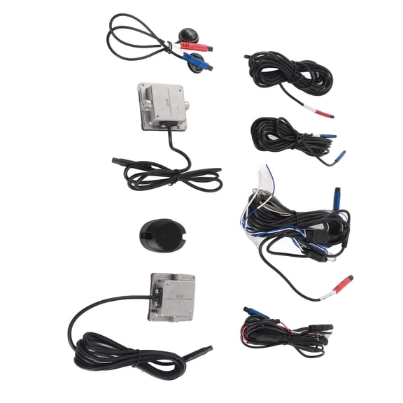 NFTIGB Car Blind Spot Detection System Lane Change Assist High Accuracy Dual LED Buzzer BSD Monitoring Assistant 0.3-20m Range (7.87 x 9.84 x 2.36 inches / 20.0 x 25.0 x 6.0 cm)