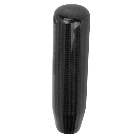 NFTIGB Car Gear Shift Shifter Knob Carbon Fiber Automotive Modification Maintenance Universal Black (6.30 inches / 16 cm)