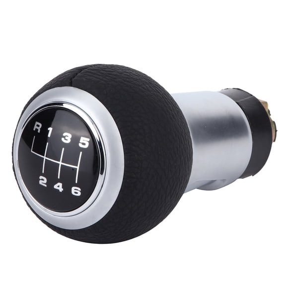 NFTIGB Car Manual 6 Speed Gear Shift Knob for Audi A4 S4 B8 8K A5 8T Q5 8R 2007-2015 Silver (4.57 inches / 11.6 cm) Premium Automotive Interior Replacement Accessory