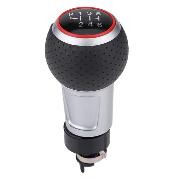 NFTIGB Car Manual 6 Speed Gear Shift Knob Head for Audi A4 S4 B8 8K A5 8T Q5 8R S Line 2007-2015 Red (4.72 inches / 12 cm) Premium Automotive Interior Replacement Accessory