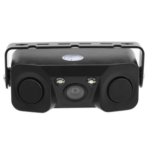 NFTIGB Car Rear View Camera Kit High Definition Parking Radar Sensor LED Light Night Vision Waterproof 170 Degree Wide Angle Universal Vehicle Backup Camera System with Buzzer Alarm