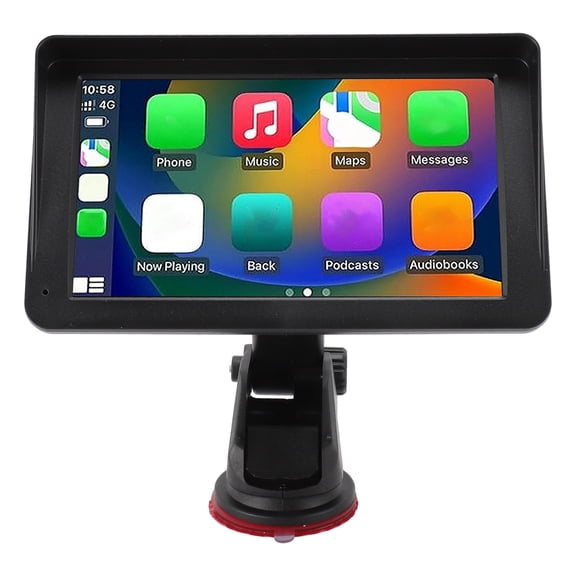 NFTIGB Car Stereo 7 Inch HD Touch Screen Portable Auto Multimedia Player for Mirror Link with Voice Control AUX Bluetooth Navigation Backup Camera for All Cars (7 inches / 17.8 cm)