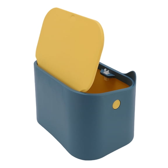 NFTIGB Cat Litter Trash Can with Press Type Lid Multifunctional Cat Poop Garbage Container Bin, 7.09 inches / 18 cm