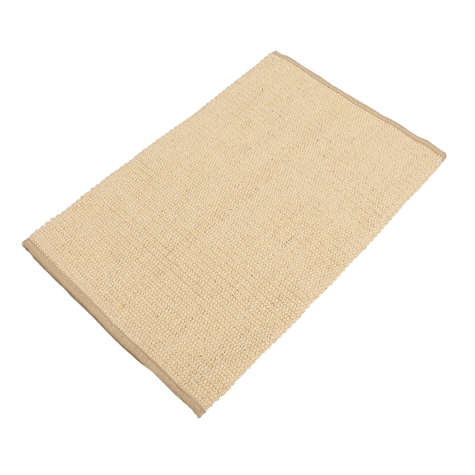 NFTIGB Cat Scratcher Mat Protect Couch Wearproof Horizontal Sisal Cat Scratching Rug Pad with Adhesive Tape, 19.7 x 35.4 in / 50 x 90 cm
