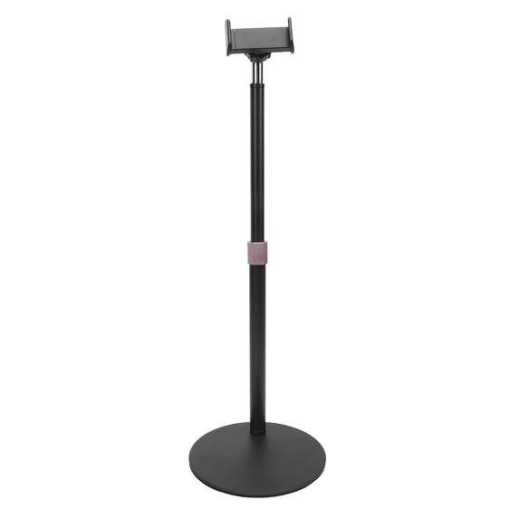 NFTIGB Cell Phone Stand 180 Degree Multi Angle Rotating Height Adjustable Aluminum Alloy Desk Phone Holder Stand Black 10.8-17.3 inches / 27.5-44 cm