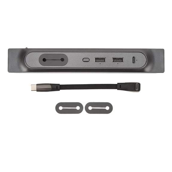 NFTIGB Center Console USB Hub Docking Station Multi Port Adapter Splitter 27W Fast Charger Type C Replacement For Tesla Model 3 Model Y 2021 2022 2023 Car Interior Accessories
