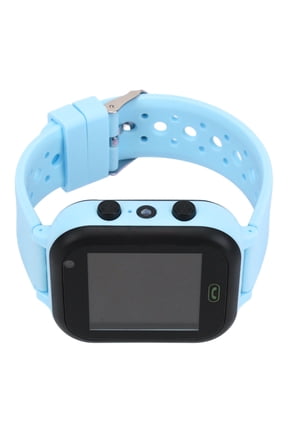 Children Intelligent Voice Watch IP67 Waterproof Tracker Touch Screen Kids Smart Alarm Watch Blue with 1.44 Inch / 36.5mm Display, Video Calling, Pedometer, and Camera Capabilities
