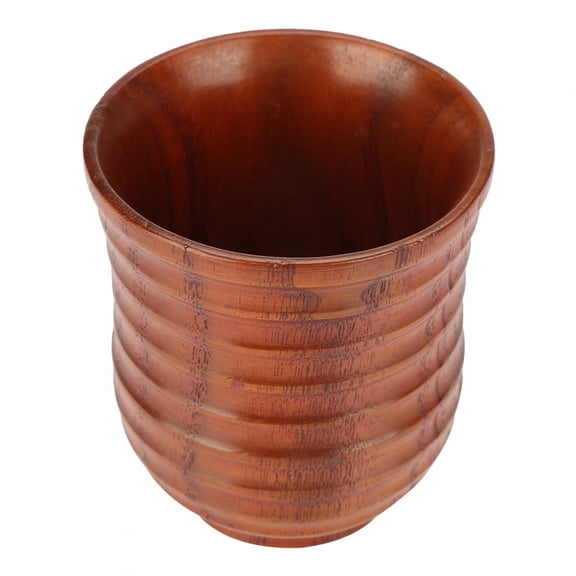 NFTIGB Classical Natural Cylindrical Shape Wood Thread Water Teacup[cite: 1]