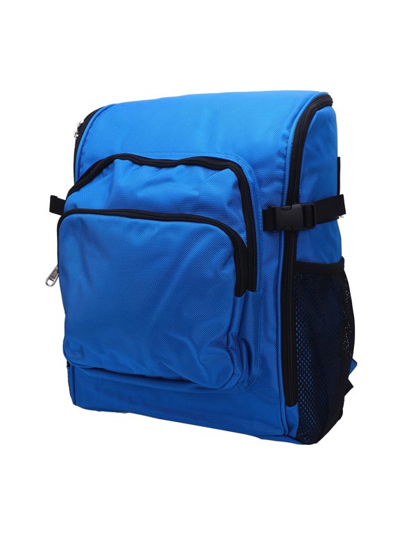 Cleaning Tool Backpack 17.7x12.6x7.5 inches / 45x32x19 cm Large Capacity 1000D Oxford Cloth Heavy-Duty Water-Resistant Housekeeping Bag Blue