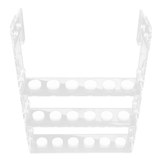 NFTIGB Clear Acrylic Coral Frag Rack Vertical 3 Layer Hanging Fragment Holder for Fish Tank Aquarium