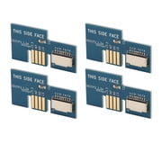NFTIGB Console Micro Storage Card Adapter Game Console Memory Card Reader for GC SD2SP2 SDLoad SDL 4pcs Blue 8 inches / 20.3 cm