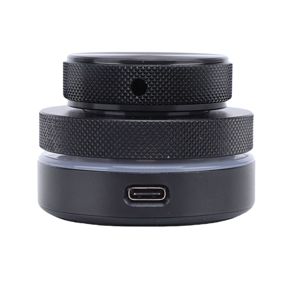 NFTIGB Custom Rotary Knob with RGB Light Page Knob Turning Volume Controller 2.4G BT USB C Wired Connection Support for Windows Black (2.2 inches / 55.8 mm)