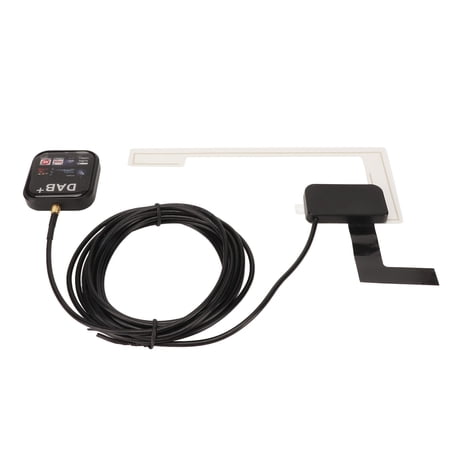 NFTIGB DAB DAB+ Radio Receiver USB Powered Portable Digital Radio Receiver Adapter with Antenna for Android Navigation Systems 7.87 inches / 20 cm Length Compact Easy Installation