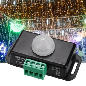 NFTIGB DC 12V 24V Automatic Intelligent Infrared Human Body Sensor Switch, Motion Detector for LED Light Strips