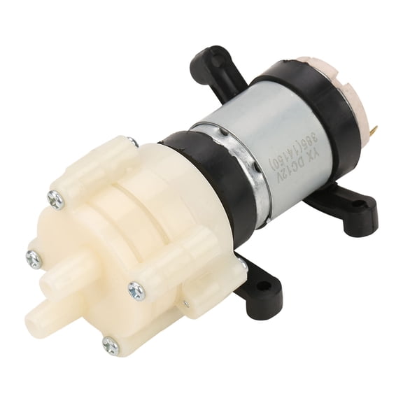 NFTIGB DC 12V Mini Electric Diaphragm Water Suction Pump, High Performance 385 Micro Diaphragm Pump for Tea Machine, Aquarium Fish Tank Water Cooling, 3.9" x 2.4" x 1.4" / 10 x 6 x 3.5 cm