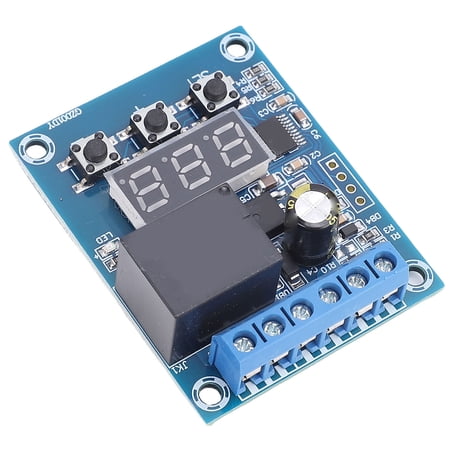 NFTIGB DC 12V Voltage Detection Relay Module 0 to 99.9V Monitoring Range with LED Display, Upper Lower Limit Detection for Industrial Automation, 1 Pack (13 inches / 33.0 cm)