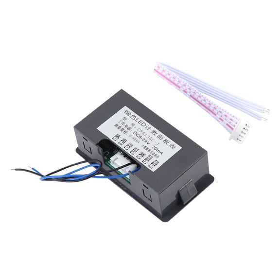 NFTIGB DC LED Digital Display 4 Digit 0-9999 Up/Down Plus/Minus Panel Counter Meter (3.15 inches / 8 cm) Green