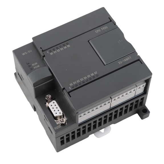 NFTIGB DC24V PLC Controller 5A 8 Input 6 Output Industrial Programmable Logic Board FX3U-14MT with MODBUS RS485 (4.33 inches / 11.0 cm)