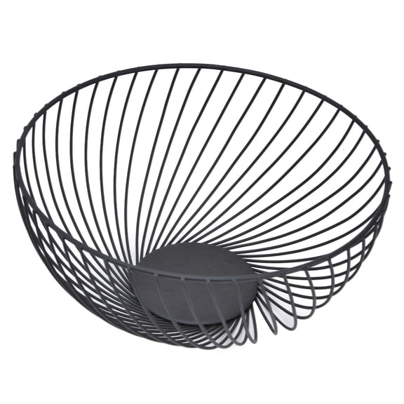 NFTIGB Decorative Iron Fruit Bowl European Style Simple Antiskid Design Carry Easily Household Fruit Basket for Snack Storage Modern Centerpiece Display Bowl for Kitchen (10.2 in / 25.9 cm)