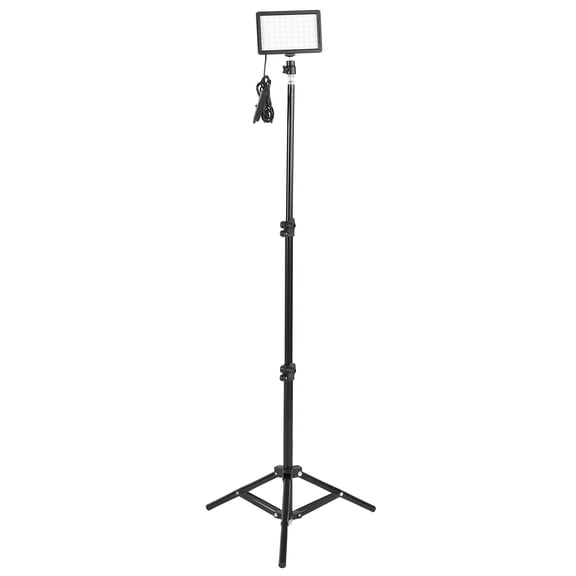 NFTIGB Desktop LED Fill Light 5600K with Adjustable Aluminum Tripod Stand 2-Pack Sets for Cellphone Live Streaming, Video Recording, and Photography - Includes 9 Color Filters (16.5-44.1 inches)