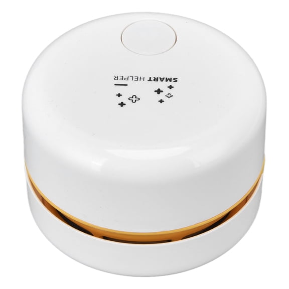 NFTIGB Desktop Vacuum Cleaner, Mini USB Automatic Table Dust Sweeper, Rechargeable 600mAh Battery, Bagless, 3.54 inches / 9 cm, White
