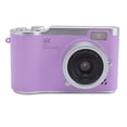 thumbnail image 1 of NFTIGB Digital Camera 4K 48MP 18x Zoom Auto Focus 2.4 Inch Screen Built in Fill Light Compact Students Camera for Daily Travel Purple 5.5 inches / 14 cm, 1 of 9