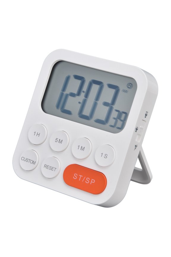 Digital Kitchen Timer 3 Gear Adjustable Magnetic Countdown Timer Cooking Study Timer for Bedroom