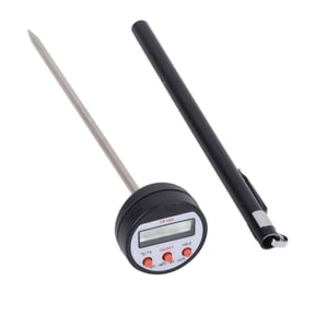 NFTIGB Digital Probe Thermometer High Accuracy Portable Digital Meat Food Grill BBQ Cooking Kitchen Thermometer (10.24 inches / 26 cm) Built-In Battery