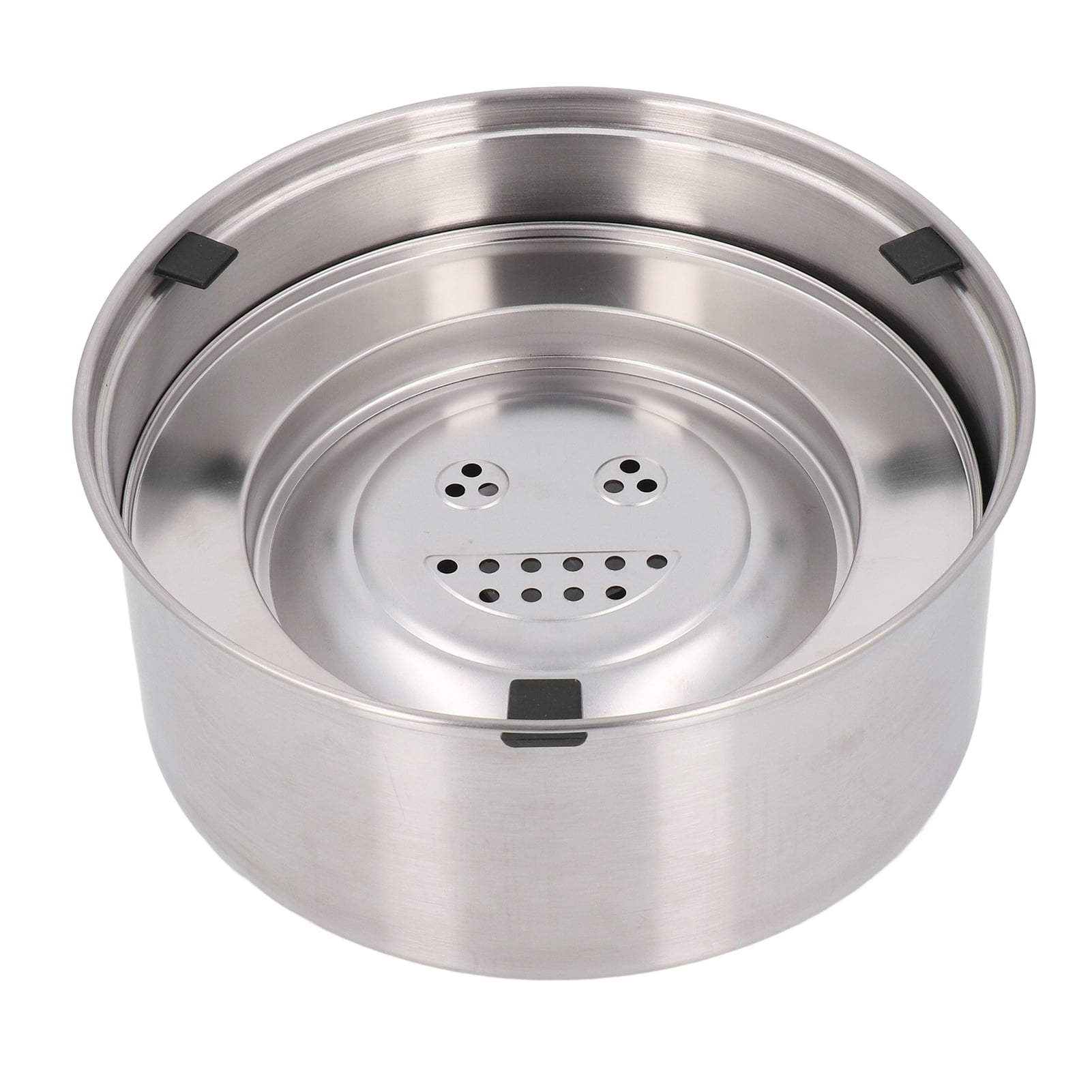 NFTIGB Dog Water Bowl Dispenser 304 Stainless Steel Spill Proof 3L Large Capacity Slow Drinking Pet Bowl, 8.78 inches / 22.3 cm