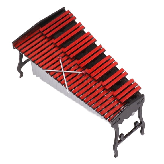 NFTIGB Dollhouse Marimba Instrument Miniature Realistic Home Decor Dollhouse Musical Instrument, 4.7 inches / 12 cm