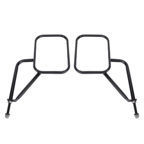 NFTIGB Door Off Mirror Easy to Install Wider View Door Hinge Side Rear View Mirrors for Wrangler JK JL Unlimited 11.8 inches