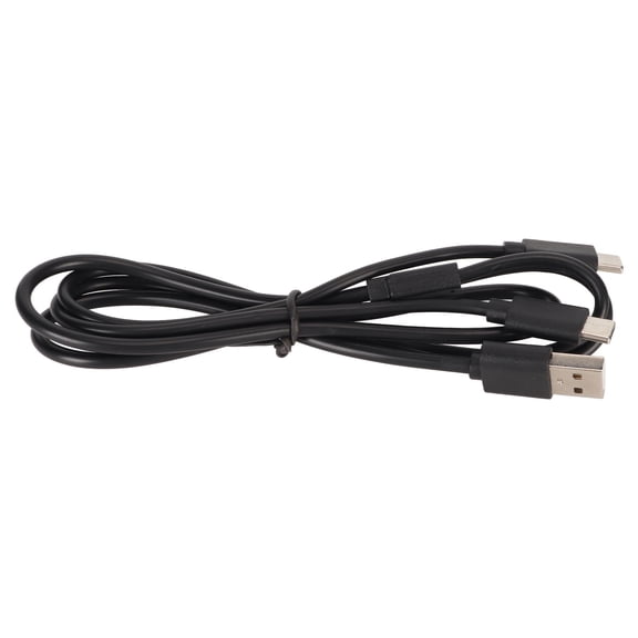 NFTIGB Double Head Charging Cable Professional Efficient 2 in 1 USB C Charging Line for PS VR2 and PS5 Controller, High-Speed Charging Cord 2.8 Feet / 85.3 cm