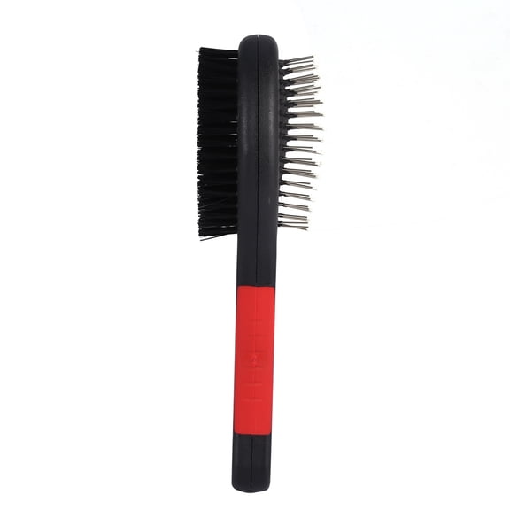 NFTIGB Double-Sided Pet Grooming Comb Plastic Handle Dematting Dog Brush Deshedding Tool For Long Hair Cats And Puppies Bath Massage Shedding Trimmer