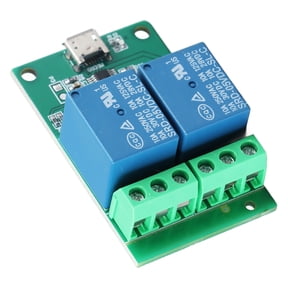 NFTIGB Drive Free Relay Module Plug and Play HID Computer Intelligent USB Control Switch for PC Smart Controller, 1 Channel 5V Relay Board for Home Automation Systems (3.93 inches / 10 cm)