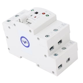 NFTIGB Dual Power Automatic Transfer Switch 2P 63A Millisecond Switching DIN Rail Mount Auto Manual Dual Power Selector Changeover Switch for Home Backup, 12.00x10.00x9.00 Inches / 30.5x25.4x22.9 cm