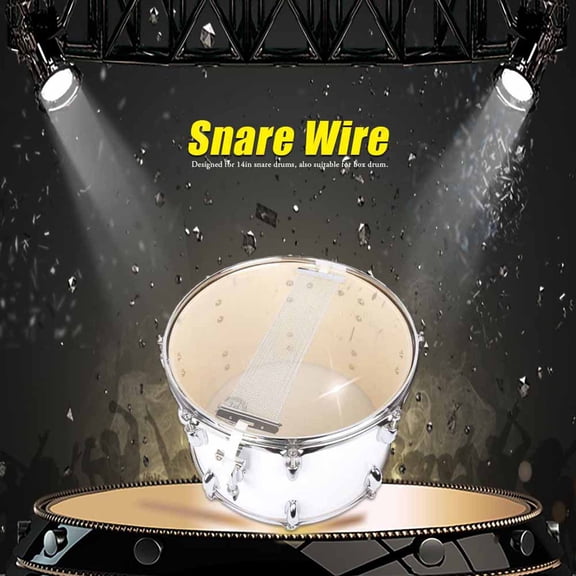 NFTIGB Durable 30 Strand Steel Wire for 14-inch / 35.5 cm Snare Drum Replacement Part Accessory