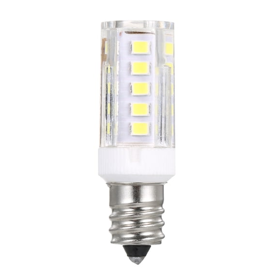 NFTIGB E12 Mini LED Light Bulbs, 5W Energy Saving Lamp Bulbs for Microwave Oven Refrigerator Ranges Hood, AC220V-240V 33 LEDs 360 Degree Beam Angle 6000K White Light (1.97 in / 50 mm)