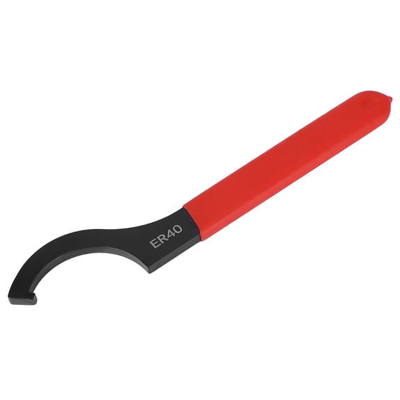 NFTIGB ER40 Collet Chuck Wrench Spanner High Carbon Steel Hand Clamping Nut Wrench For CNC Milling Lathe Tool Holder 9.1 inches / 23.1 cm Heavy Duty Construction Ergonomic Grip