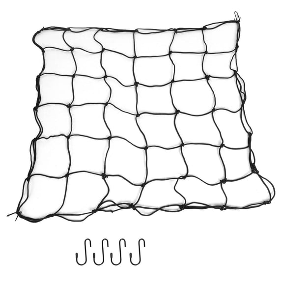 NFTIGB Elastic Grow Tents Net Trellis Plant Support Climbing Netting for Greenhouse, 47.2x47.2 inches / 120x120 cm Durable Trellis Net with 4 Hooks Indoor Gardening Accessories