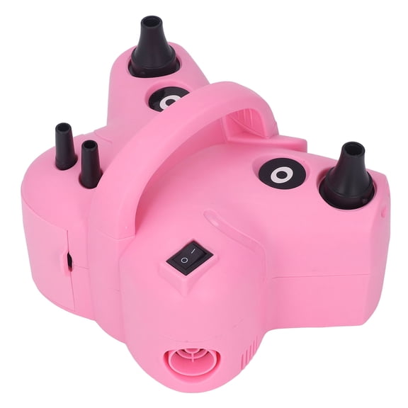 NFTIGB Electric Air Balloon Pump Double Hole Automatic Inflator Tool Kit for Party Decorations EU Plug 220-240V Portable Lightweight Design 8.66 inches / 22 cm Length Professional Balloon Equipment