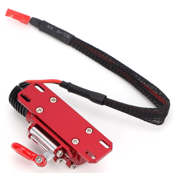 NFTIGB Electric Alloy Winch Fit for D90 SCX10 1:10 Simulation RC Car Accessory Replacement Part