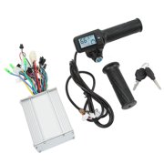 NFTIGB Electric Bicycle Controller Kit 450W Brushless Controller LCD Display Meter with Throttle Grip Lock for Scooter 36V 48V Premium Upgrade Set 10.63 in / 27 cm
