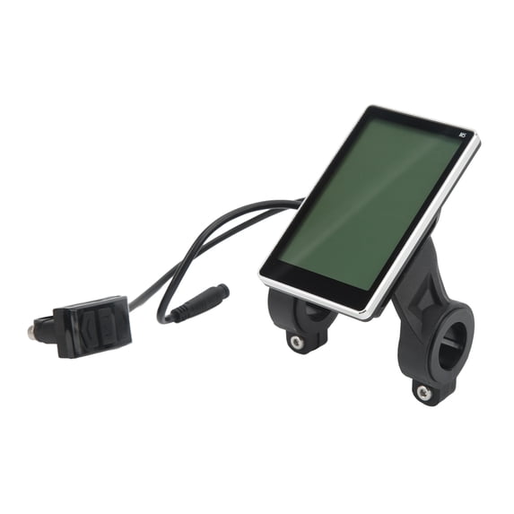 NFTIGB Electric Bike M5 LCD Display Waterproof Connector Panel Electric Scooter Display Panel Screen Replacement Part for 24V 36V 48V 60V E-Bikes with 6 Pin Plug