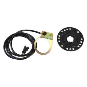 NFTIGB Electric Bike Power Pedal Assist Sensor E-Bike PAS System Assistant Sensor Speed Sensor for eBikes 8 Magnets High Sensitivity Easy Installation Black Cycling Parts Replacement
