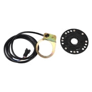 NFTIGB Electric Bike Power Pedal Assist Sensor E-Bike PAS System Assistant Sensor Speed Sensor for eBikes 8 Magnets High Sensitivity Easy Installation Black Cycling Parts Replacement